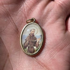 Saint Francis golden medal